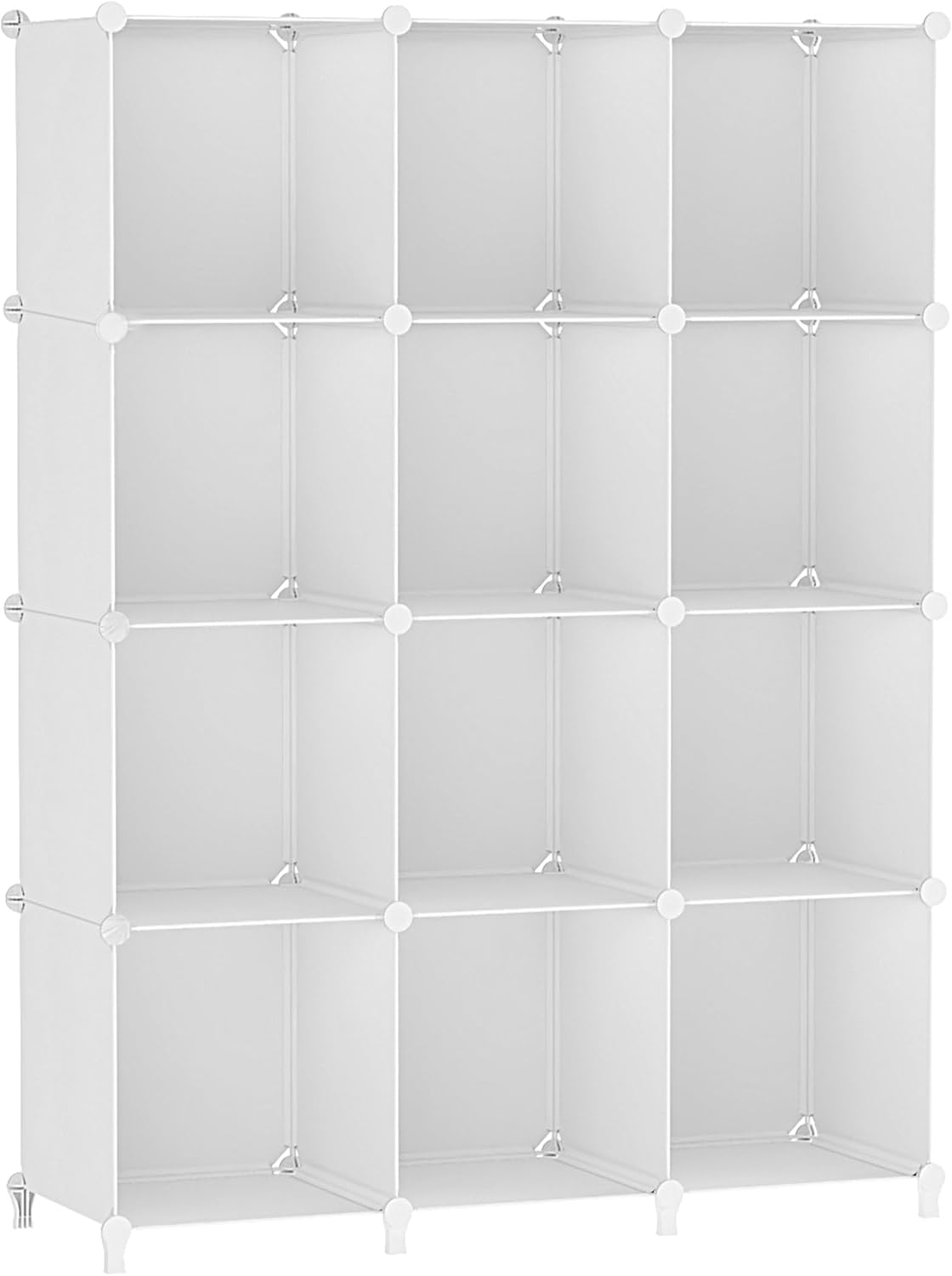 Lxvckly 12 Cube Storage Organizer Modular Storage Cubes Shelving Units