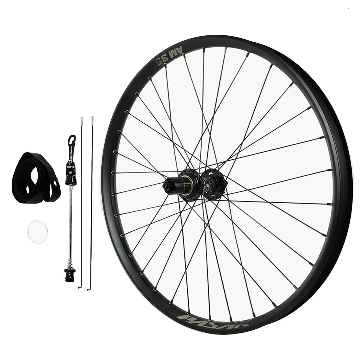 Roues VTT en alliage d'aluminium durable pour freins à disque