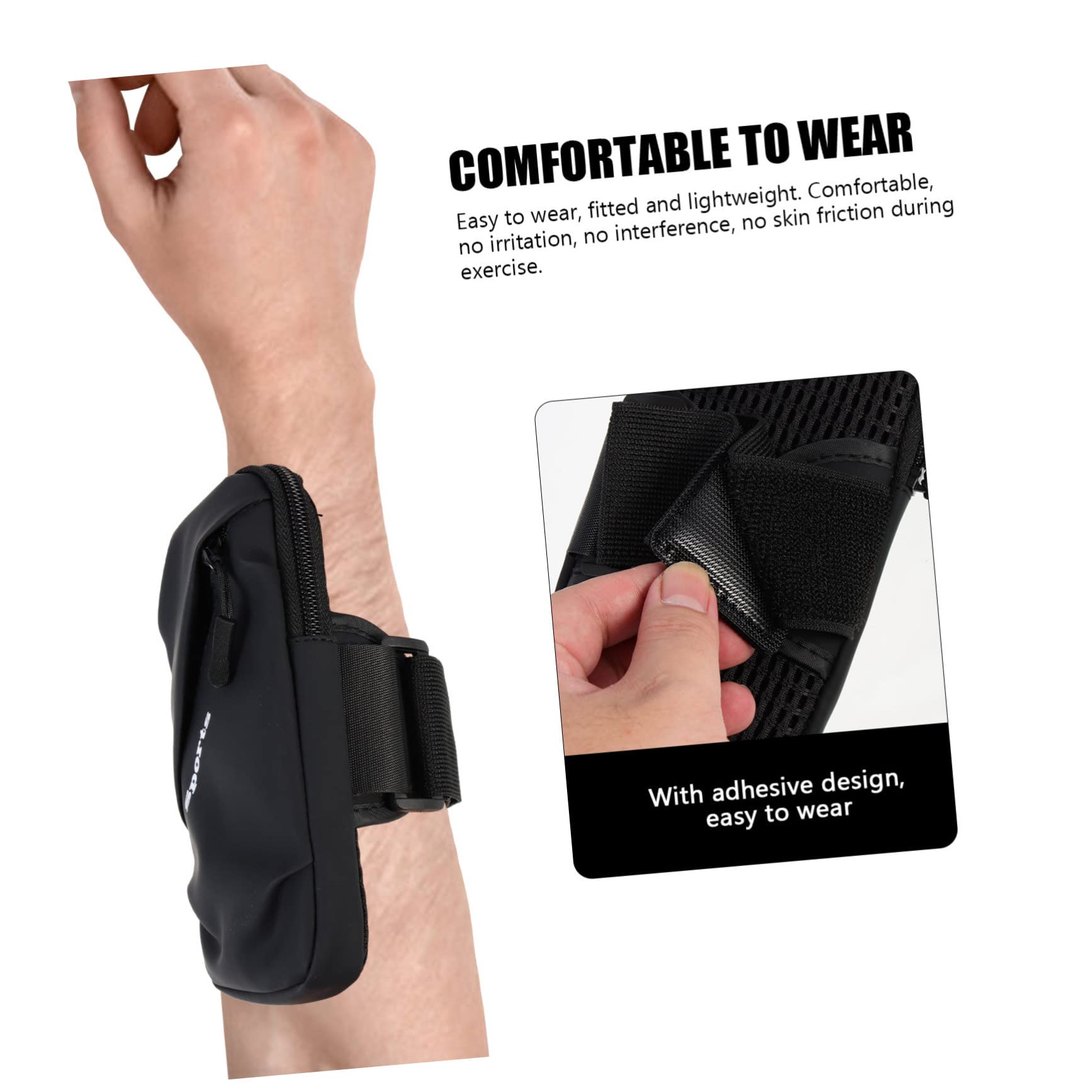 DOITOOL 3pezzi Per Smartphone Braccio Per e Allenamento Custodia Per Pouch Elasticizzato Per Attività Outdoor e Indoor