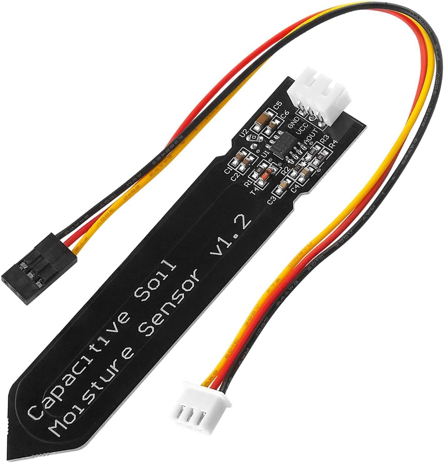 AZDelivery Soil Moisture Sensor Hygrometer Module V1.2 capacitive compatible with Arduino including E-Book!