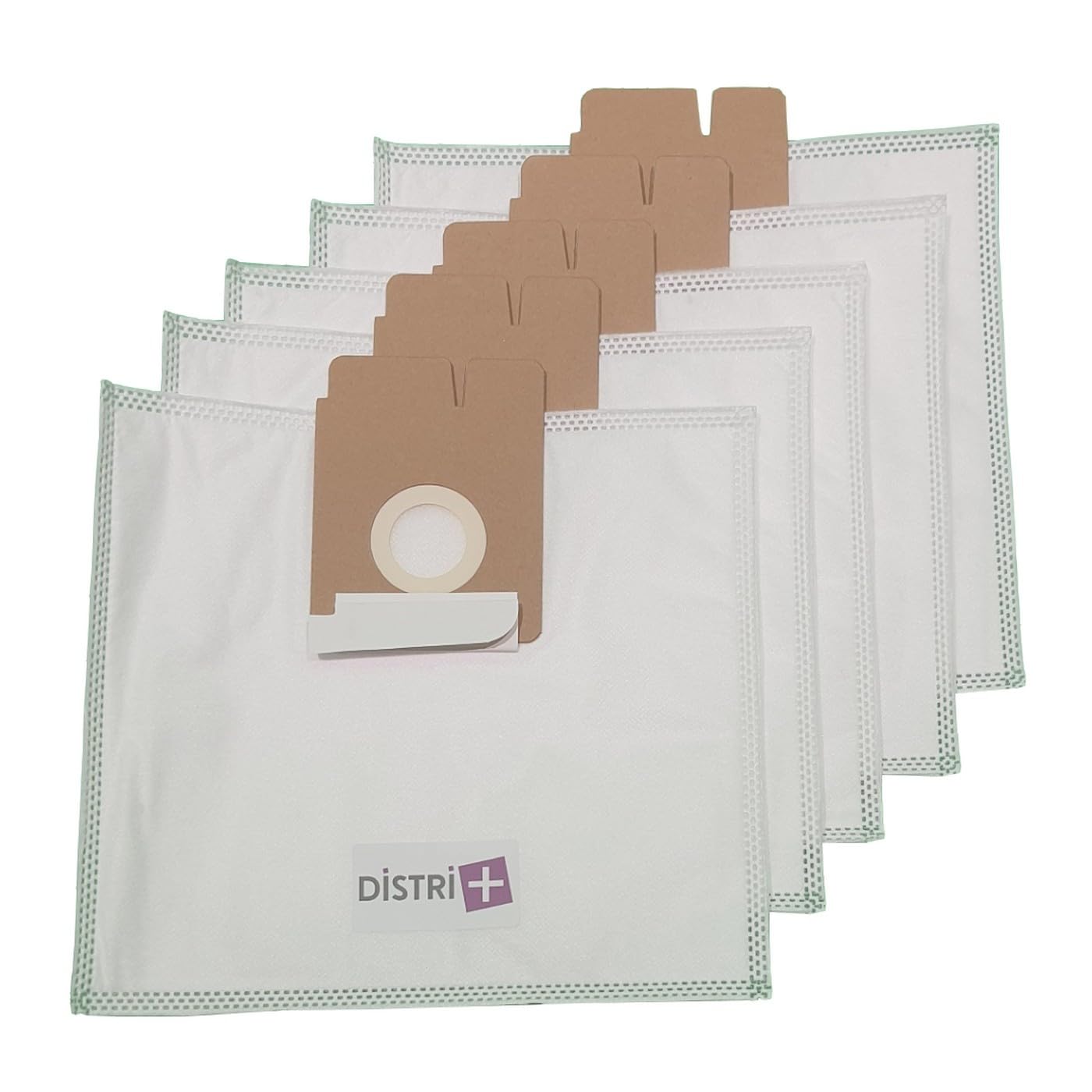 Distri+ - Lot De 5 Sacs Microfibre Pour Aspirateur | Compatible ACEC AT80, Electro Helios TR10, Tornado…
