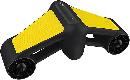 G GENEINNO Scooter subacuático S1 con motores duales, 2 niveles de velocidad y cámara GoPro compatible para buceo, esnórquel, aventuras en el mar,