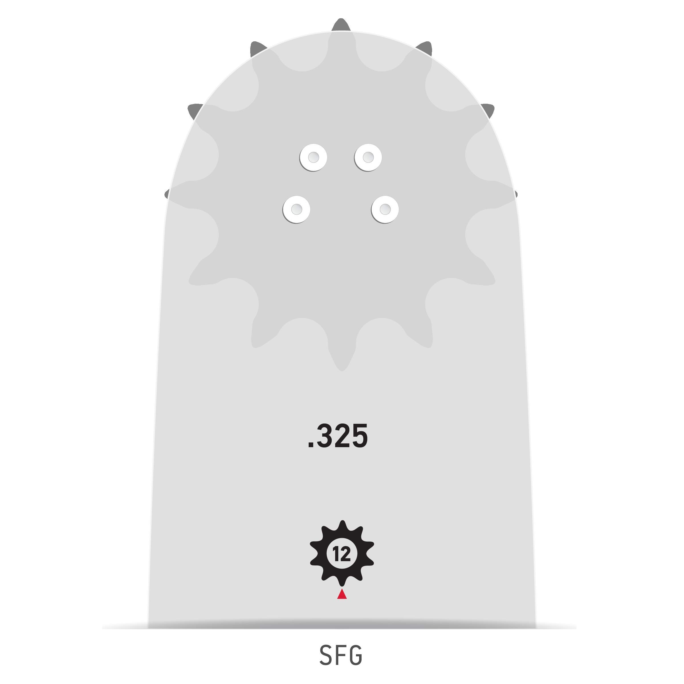 Oregon 163SFGD025 - Barra doppia protezione 0,325 bar