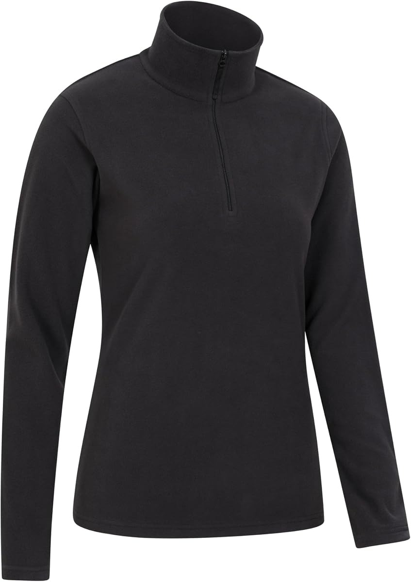 Mountain Warehouse Camber Half Zip Women's Fleece - Lightweight, Warm & Cosy Half Zip Sweatshirt - Best for Spring Summer, Camping, Outdoors, Travelling & Hiking — view 2