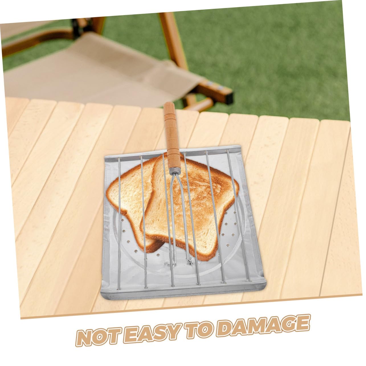 IMIKEYA 2pezzi Tostatura del Pane Multifunzionali per Barbecue all per Pane e Accessori per