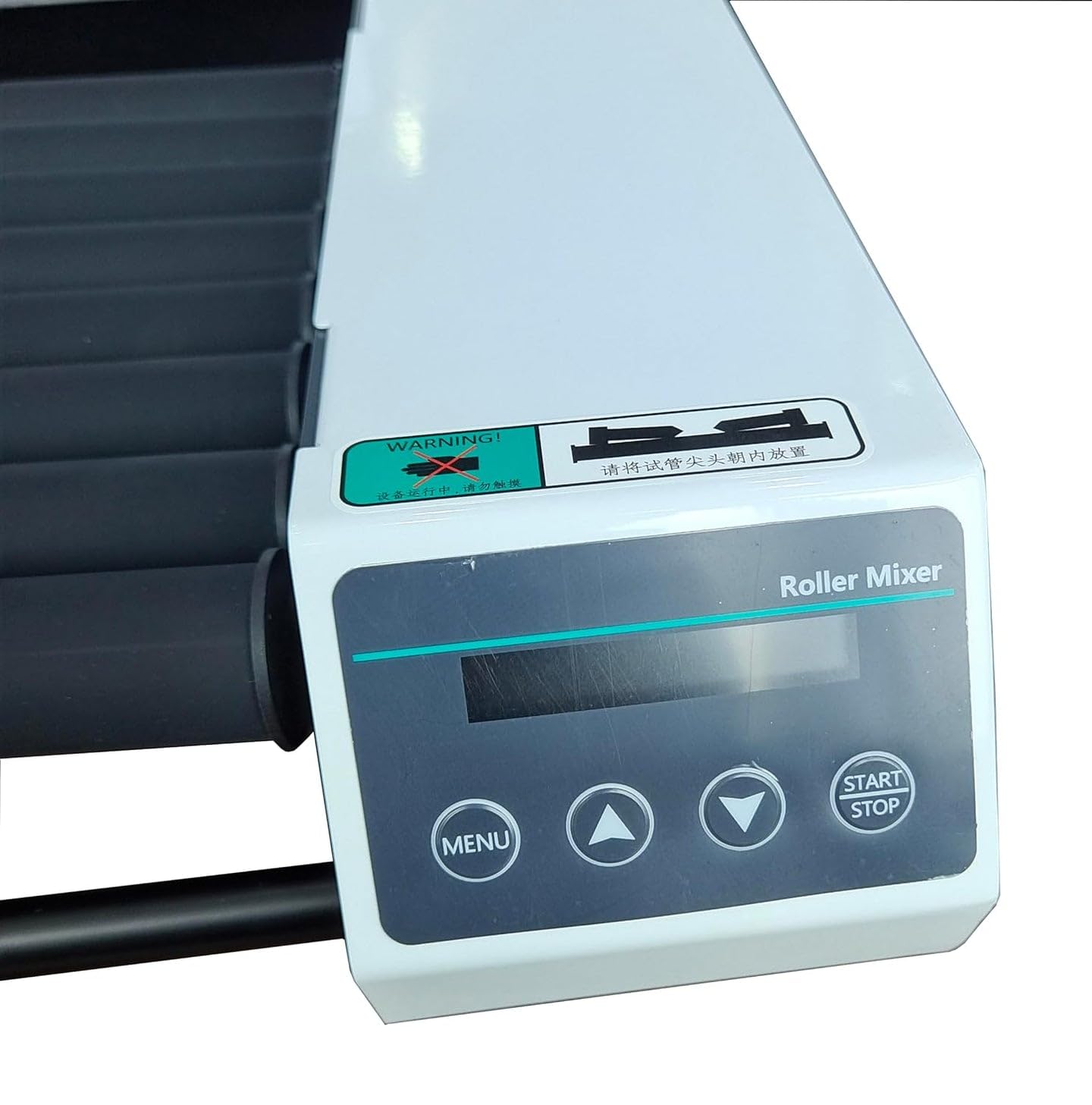 Digital Tube Rollers Mixer 8 Rollers Lab Roller Shaker with Specs φ 6-34mm Speed 20 to 80rpm Horizontal Rolling Brushless Motor Digital Display for Speed and Time Control