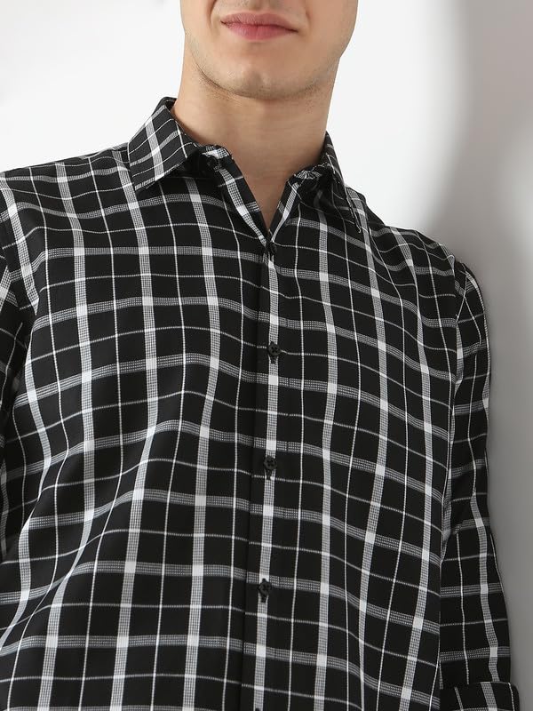 Image of Mens Striped Slim Fit Cotton Casual Shirt | Full Sleeves Mens Shirts | Stylish Shirt for Men