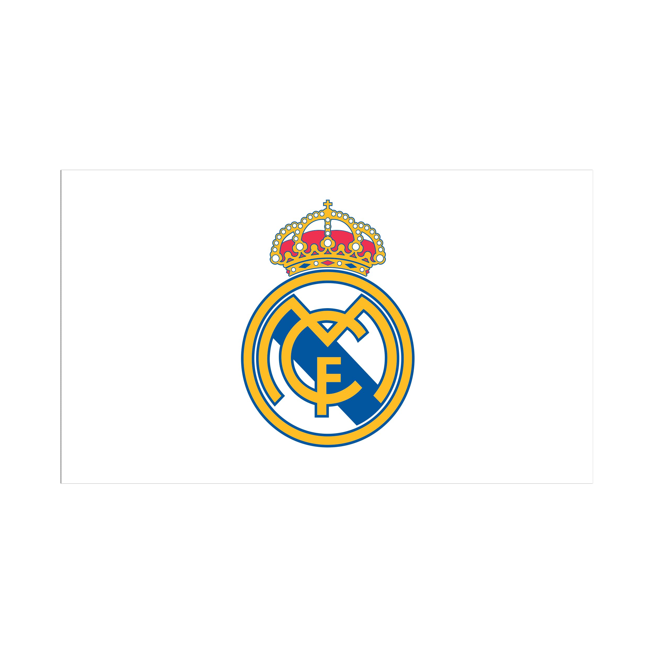Real Madrid Licencjonowany Dekoracyjny Naklejka Ścienna Winylowa 65x40 cm