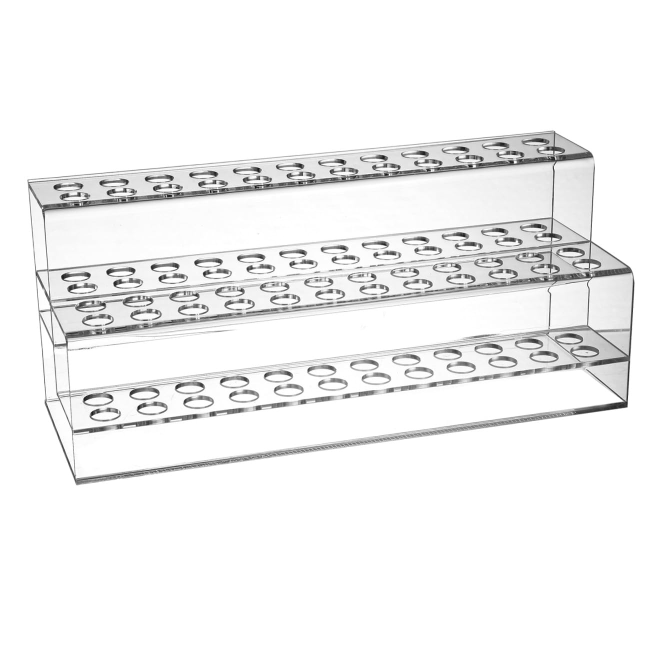 iplusmile Portapenne Multi-slot in Plastico Resistente Grande Capacità e Struttura Stabile, Organizzatore da Scrivania per Esposizione Matite e Pennelli