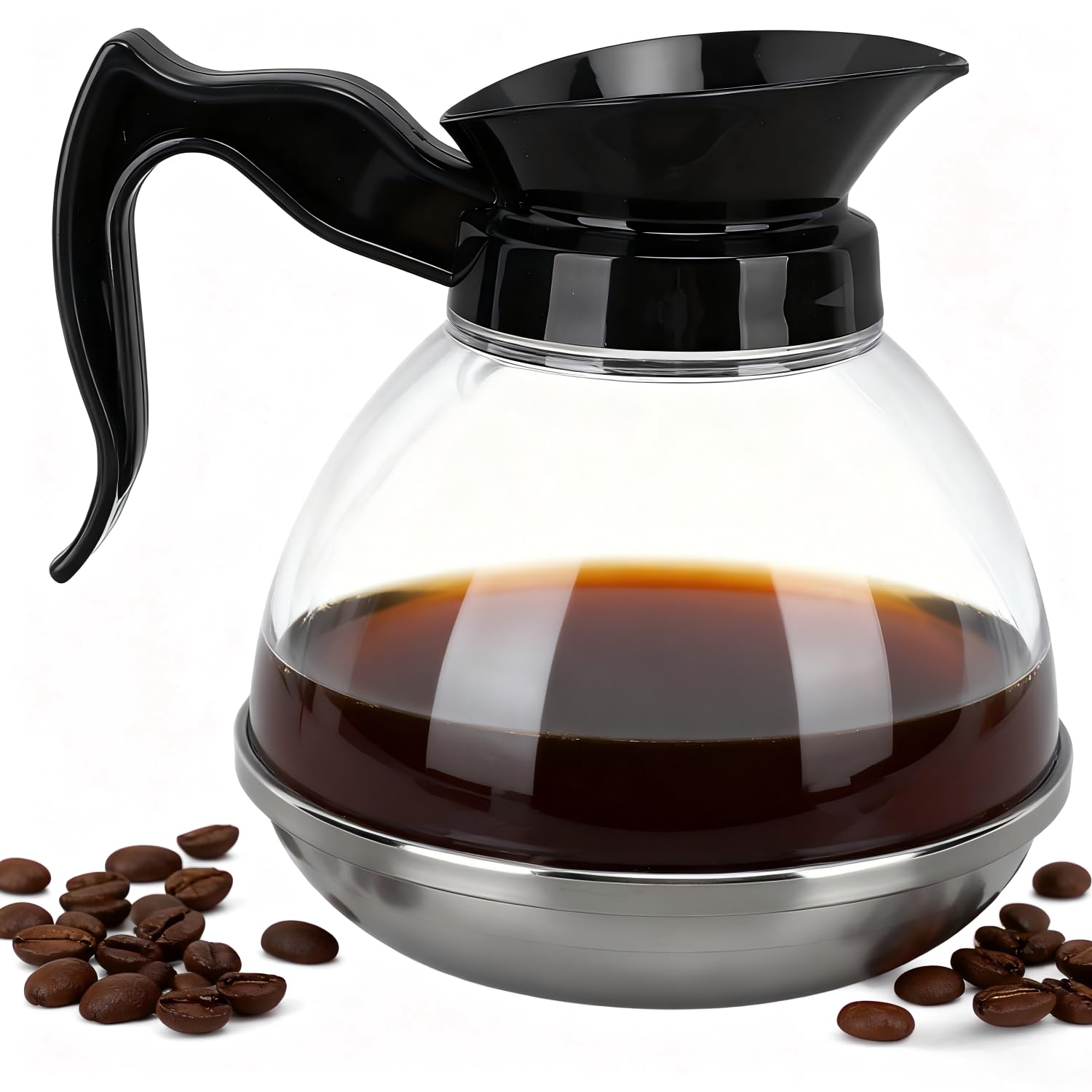 Jarra de café en ABS con vertido preciso y mango ergonómico antideslizante