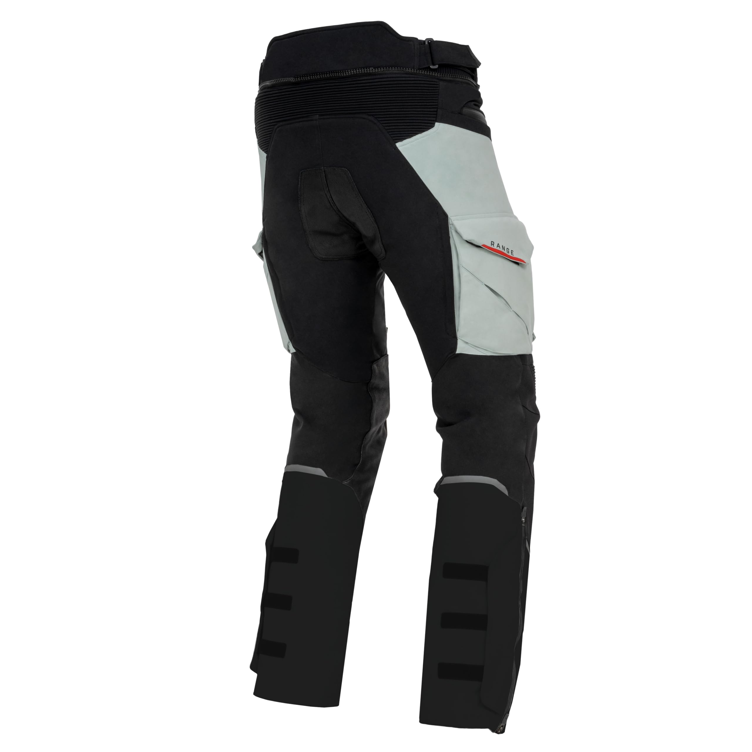 REBELHORN Range Motorradhose Herren | Textil | Sympatex Membran | Knie und Hüftprotektoren Stufe 2 | Belüftungspaneele mit Fidlock | 3 Schichten | Größen bis 5XL