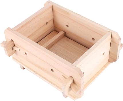 Tofu Mold Tool,Removable Wooden Press Box,Home Kitchen Tofu Maker Press Mold Kit for DIY Tofu Mold Cooking Handmade
