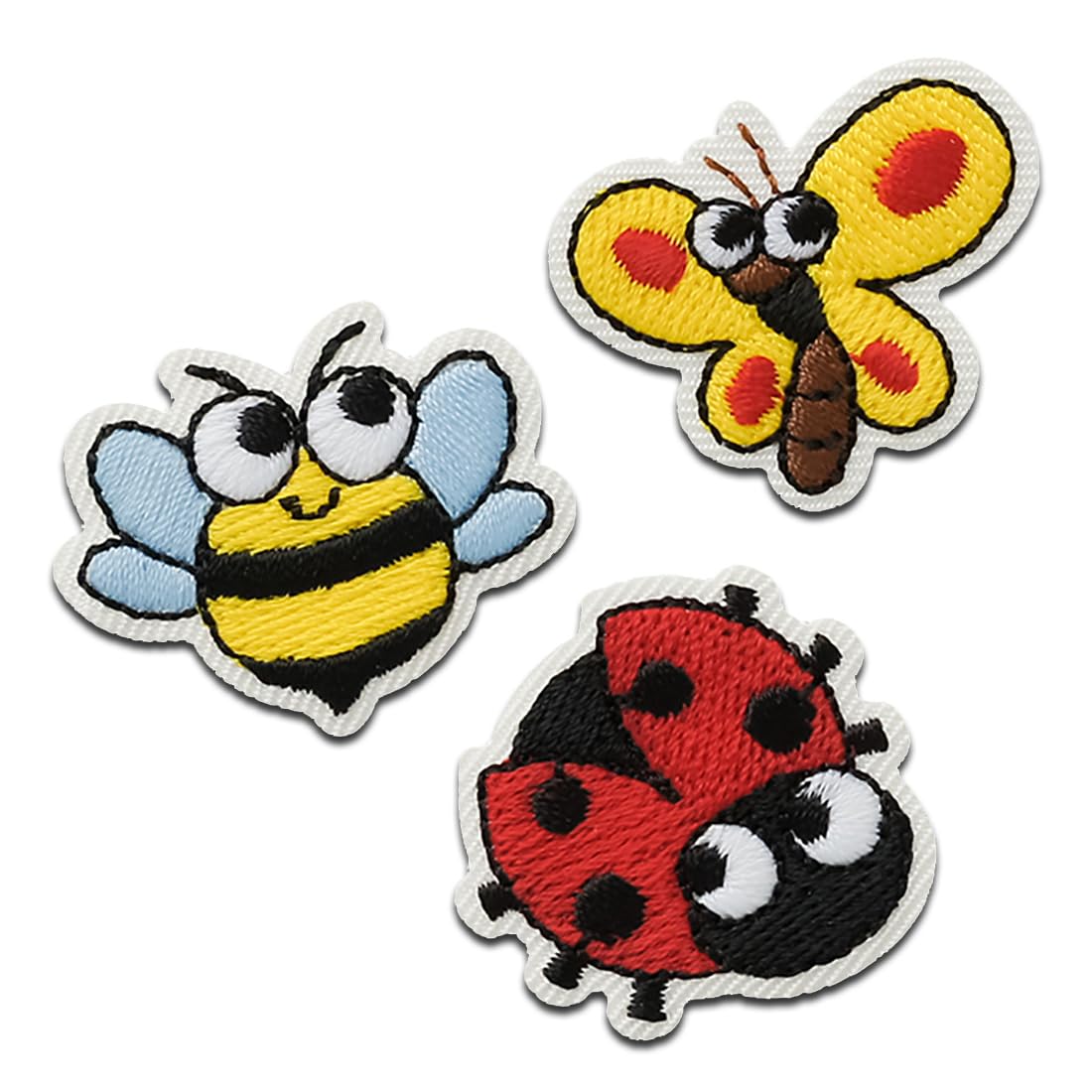 Mono-Quick Aufnäher Bügelbild Wiesentiere Trio