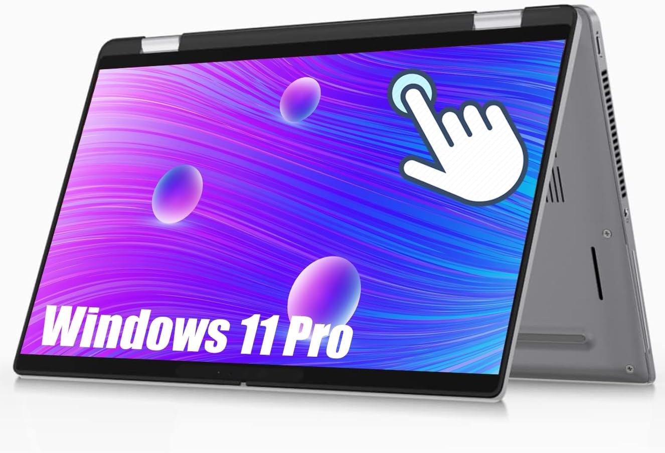 Dell Latitude 7430 2 in 1 Multi-Touch Laptop Computer, Core i5-1245U up to 4.4GHz, 16GB RAM, 512GB SSD, Thunderbolt 4, Backlit Keyboard, 14in FHD Touchscreen Notebook Windows 11 Pro (Renewed)