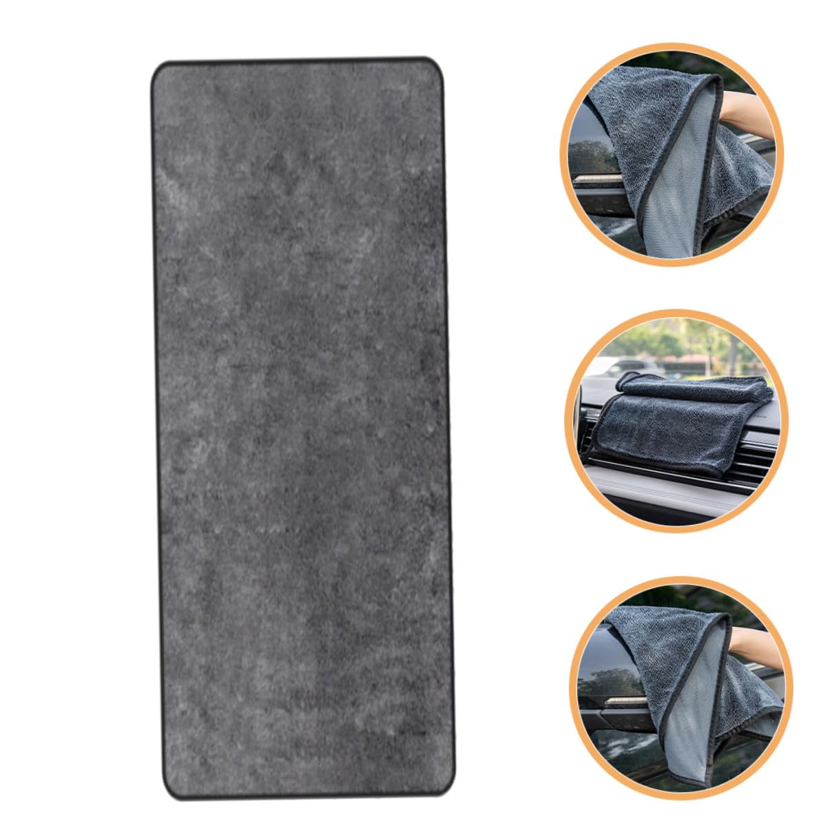 Toalla de Microfibra para Coches 60x160cm Suave y Reutilizable, Paño de Limpieza Automotriz Adecuado para Secado y Lavado sin Dañar la Pintura