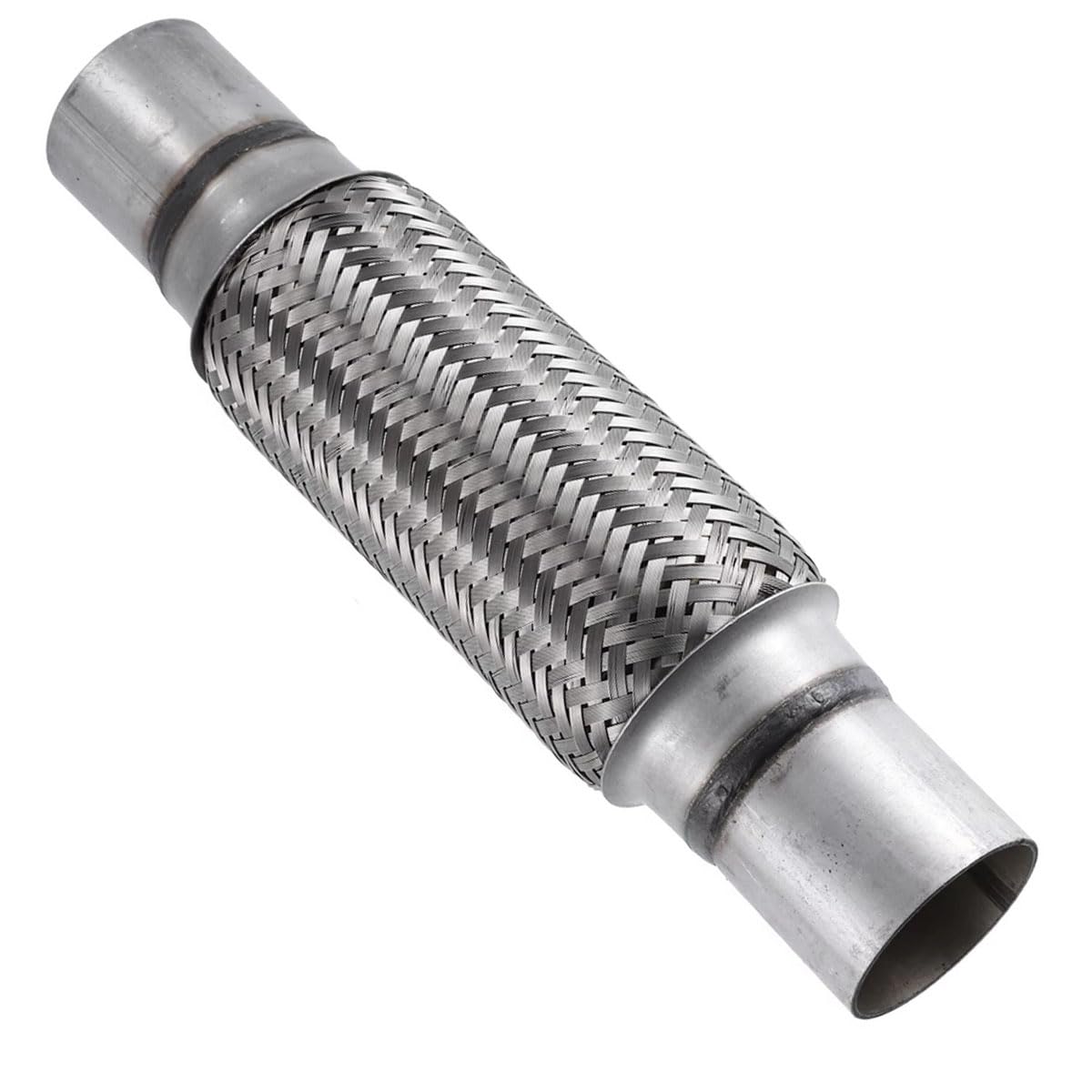 Tuyau Flexible d'échappement de Voiture 63mm X 200mm/300mm Échappement Flex Tuyau Double Tresse Tuyau Flexible de Réparation Acier Inoxydable Tube D'échappement Joint Flex