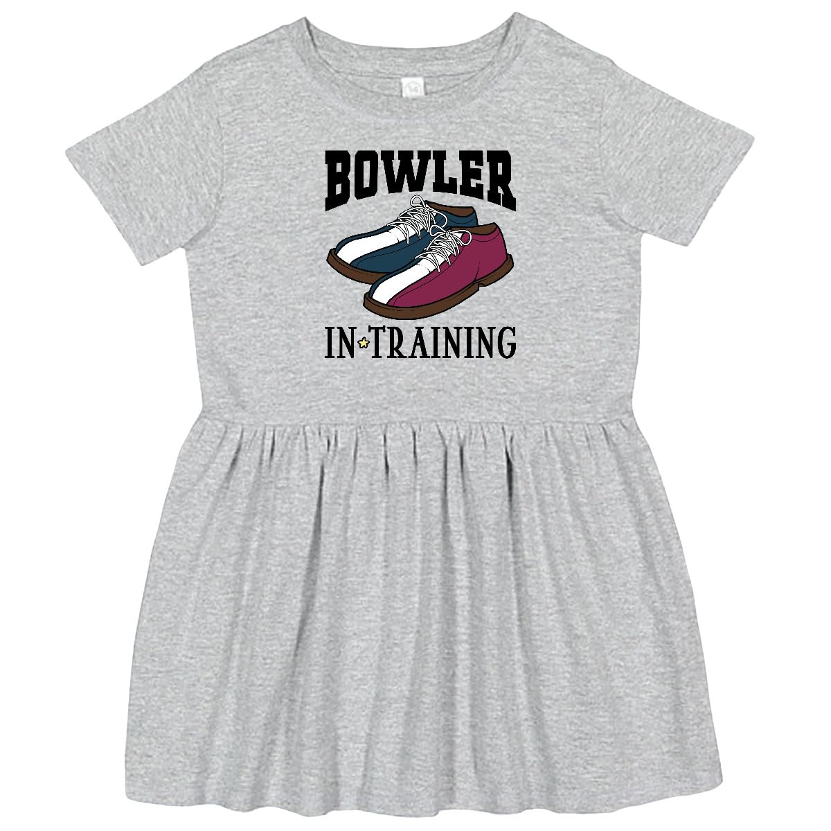 inktastic Future Bowler Bowling Shoes Toddler Dress 2T Heather Grey 44c28