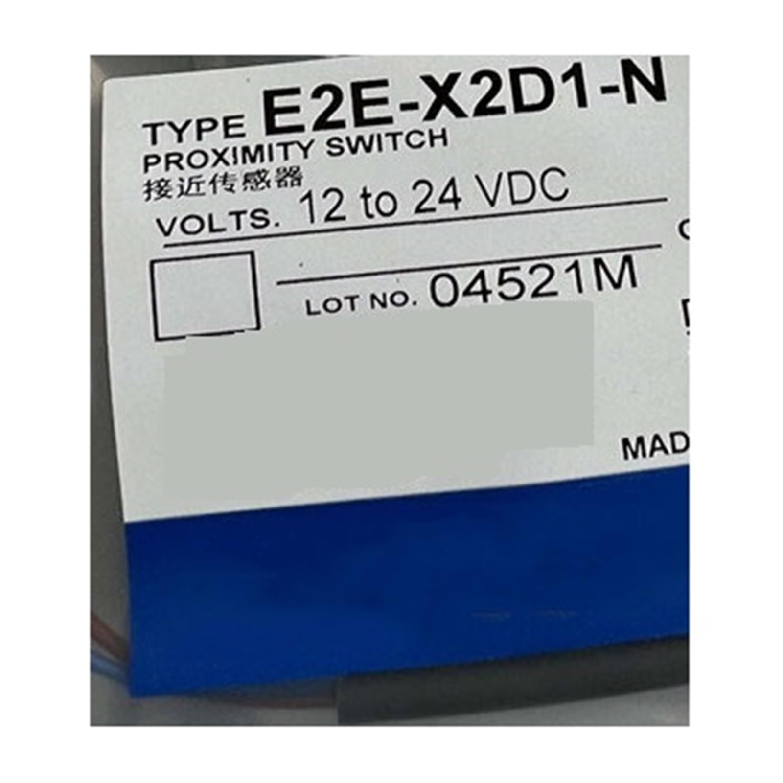 Capteur E2E-X7D1-N haute précision boîtier métallique M18