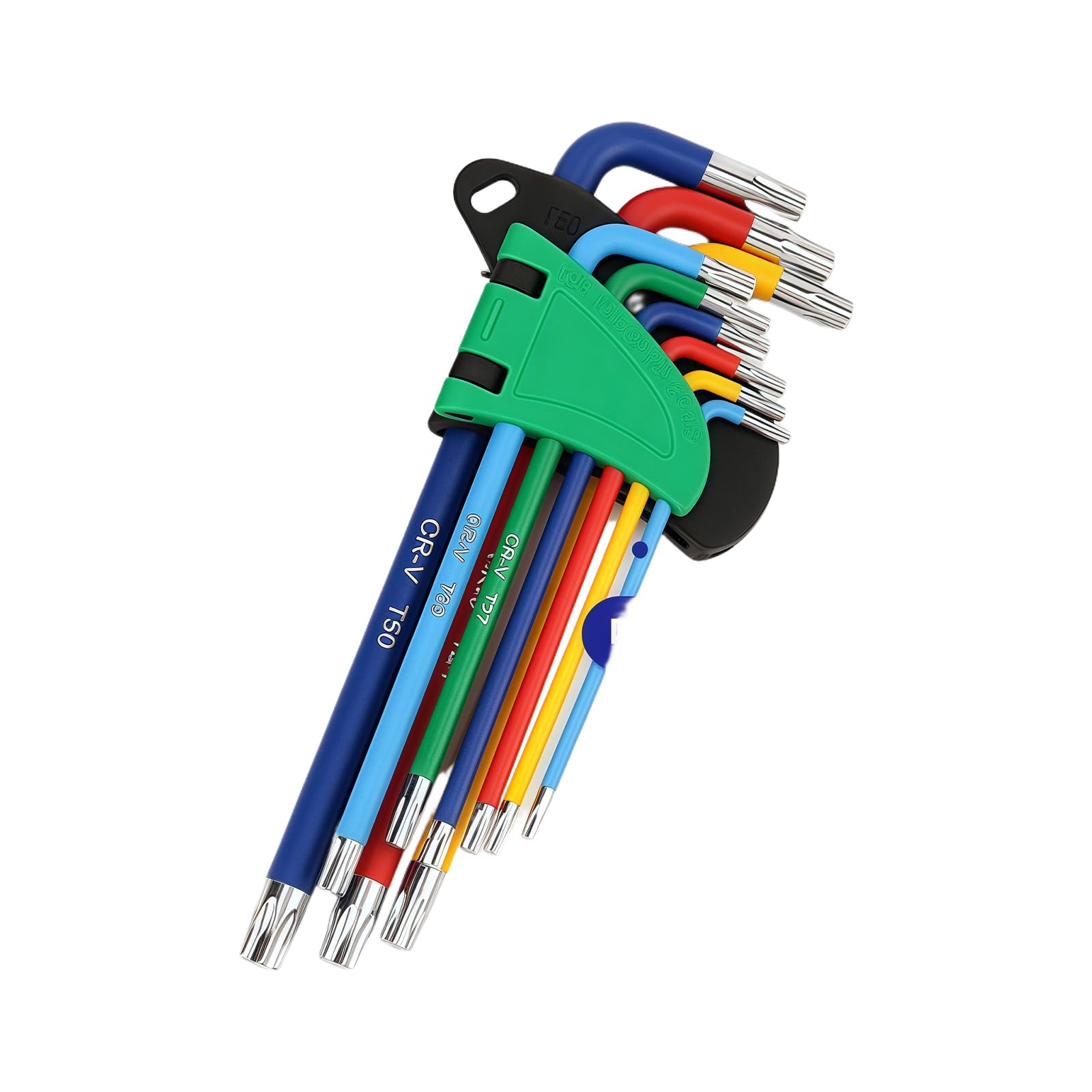 Buxuaaaa Plum Blossom Wrench Set Color Coded Hand Tool Multiple Size Hexagonal Wrenches Resistant Alloy Steel Space Saving Hexagonal Wrench Set