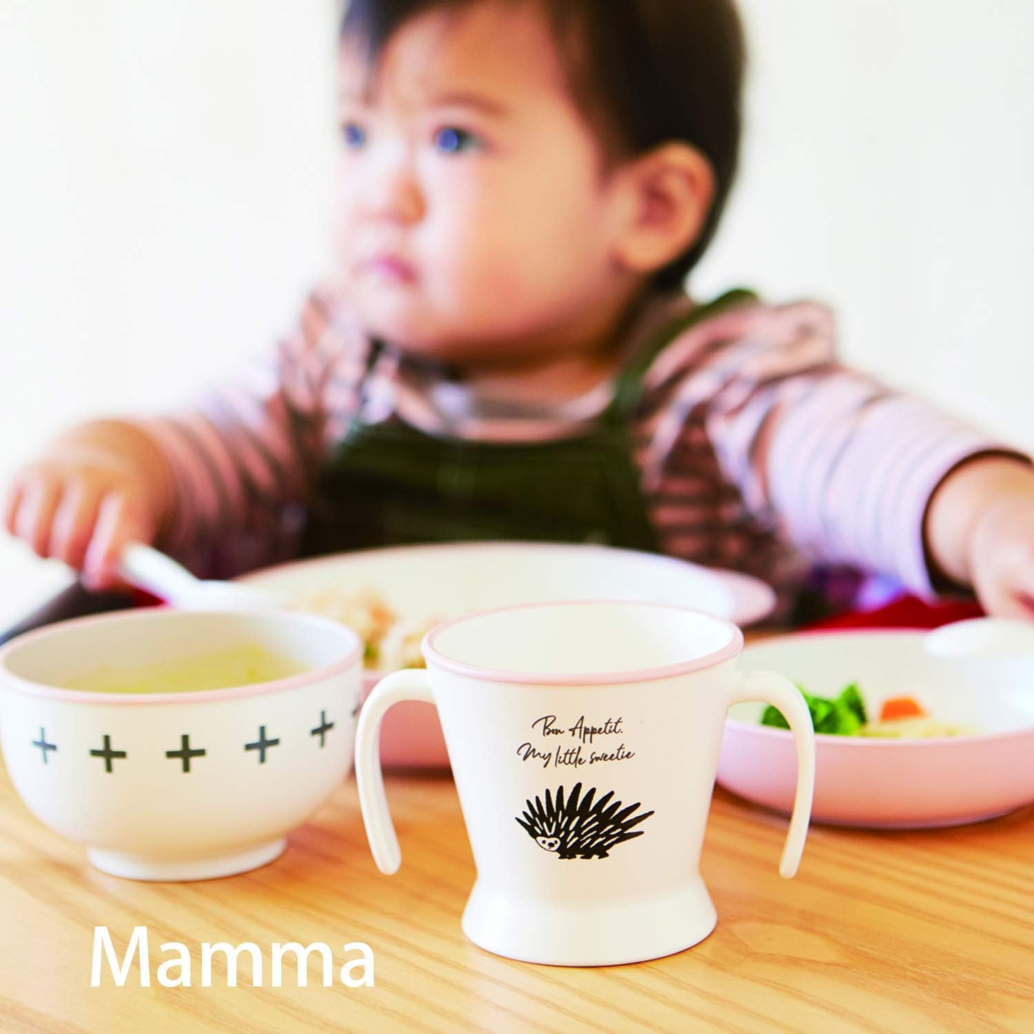 Takenaka Mamma T-96407 Rice Bowl, Microwave Safe, Made in Japan, Mint, Approx. φ4.1 x 2.1 inches (10.5 x 5.3 cm)
