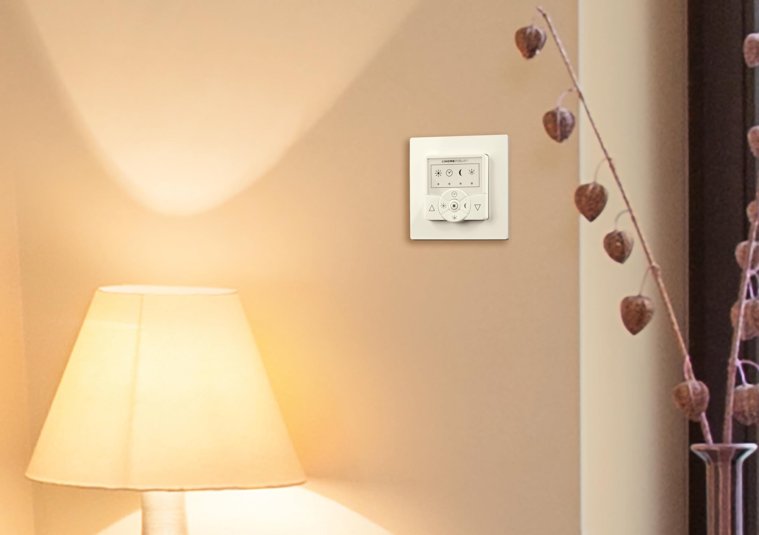 HOMEPILOT - Zeitschaltuhr classic smart | Rolladenschaltuhr mit Funk, steuerbar per Fernbedienung oder Premium-smart-Variante | Automatik, Smart-Home App & Alexa via Gateway | 230 V Unterputz