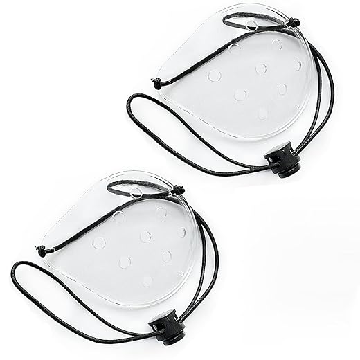 2 peças de proteção ocular após cirurgia de catarata, protetor ocular de catarata com alça elástica estendida mais longa e mais larga para adultos, adesivo transparente para dormir após a cirurgia