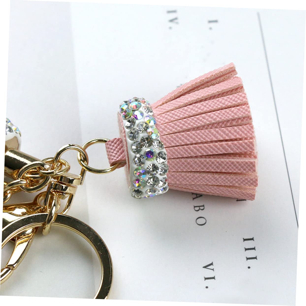 SHERCHPRY 2 colgantes de borla para bolso Miss