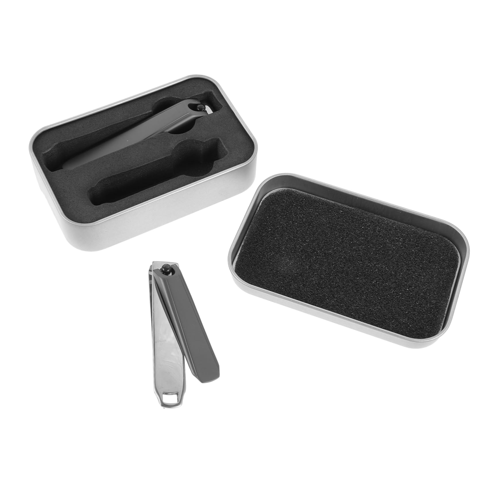 Healvian 6piezas Cortaúñas De Acero Inoxidable Para Manos y Pies Kit De Herramientas De Manicura y Pedicura Cortauñas Ergonómico Para Corte Preciso y Cómodo
