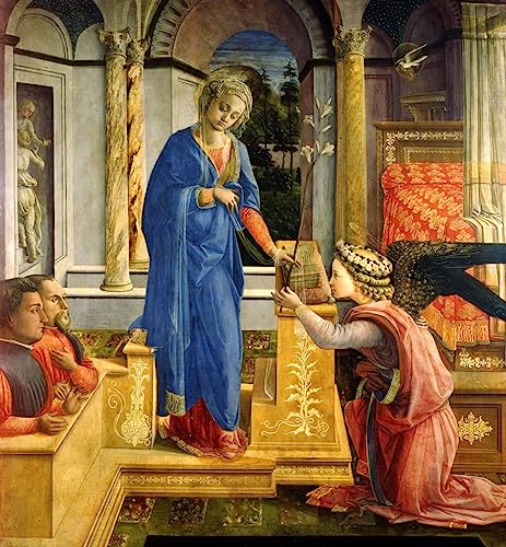 Affiche sur toile l'Annonciation Filippino Lippi : la solution pour sublimer vos murs de bureau