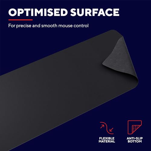 GXT 758 Tappetino per Mouse, XXL, Nero - Mousepad - Immagine 3