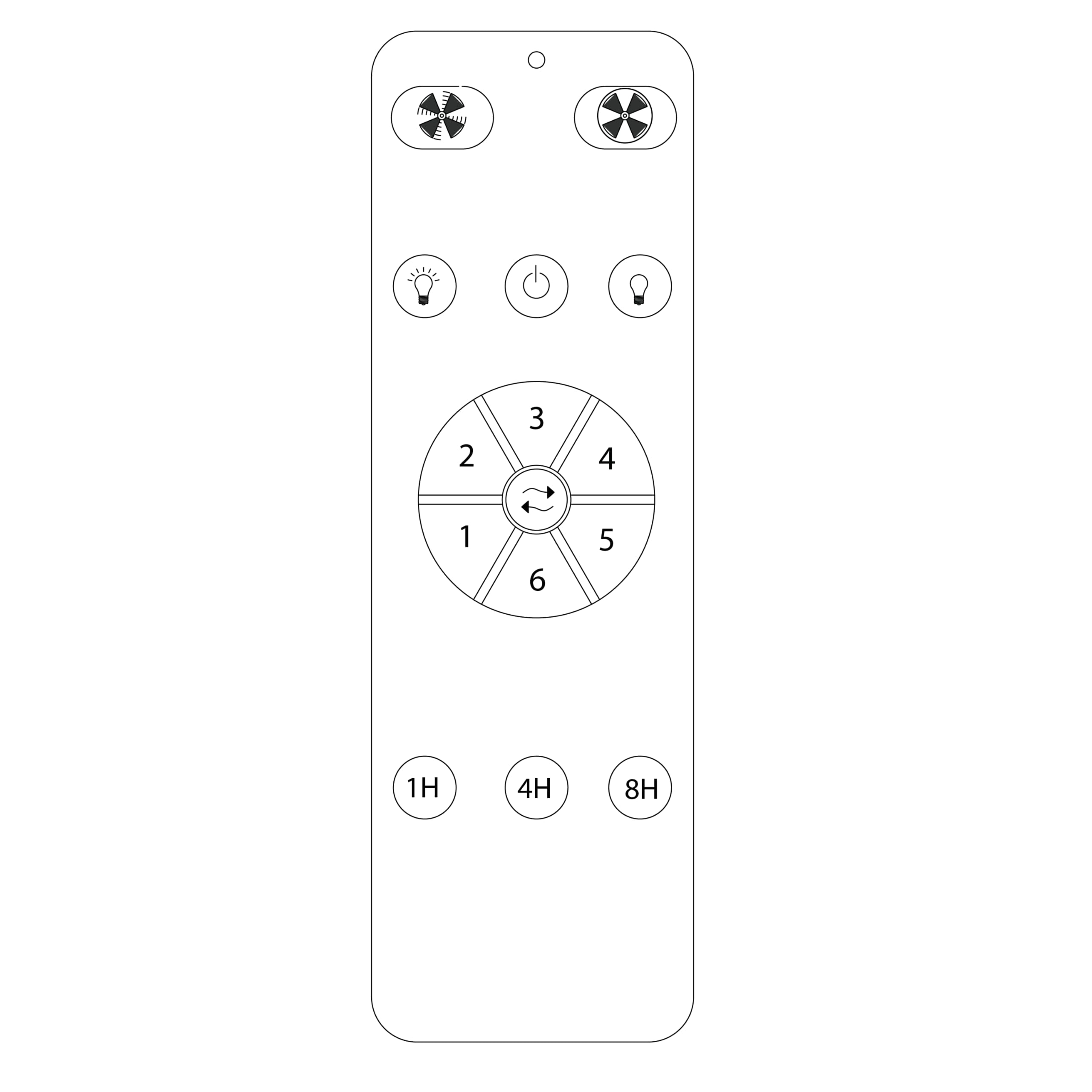 Sulion Ventilateur de plafond avec lumière et télécommande Achilia, moteur DC