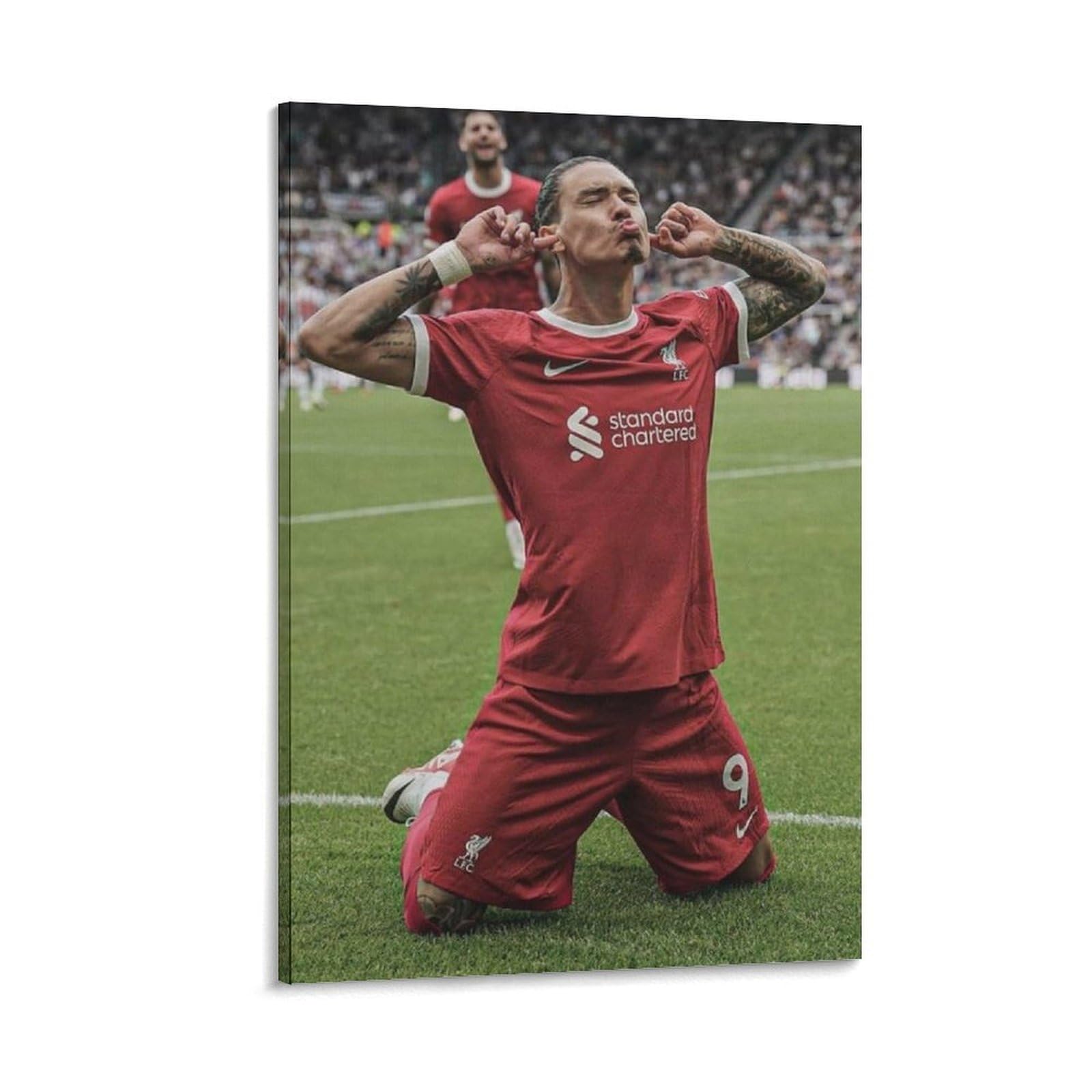 ASUIU Darwin Nunez Canvas Poster Posters Wall Art Painting Canvas Prints Decor Poster Artworks 12x18inch(30x45cm)