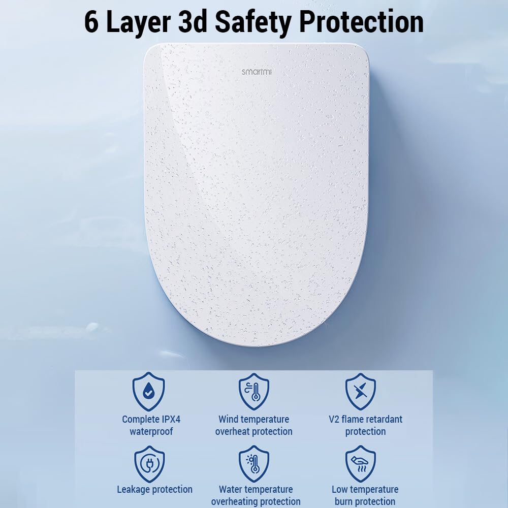 Sedile WC Bidet Elettronico, Riscaldato, (Spina Europea)
