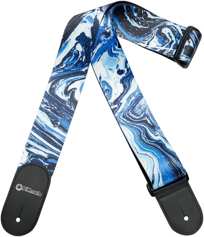 DiMarzio DD3140 Steve Vai 2 inch Guitar Strap - Blue Universe