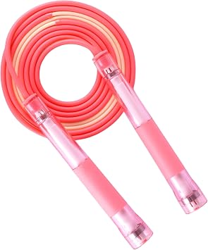 YUEDONG Skipping Rope, 2.8 m Adjustable with Dual Stainless Steel Bearings