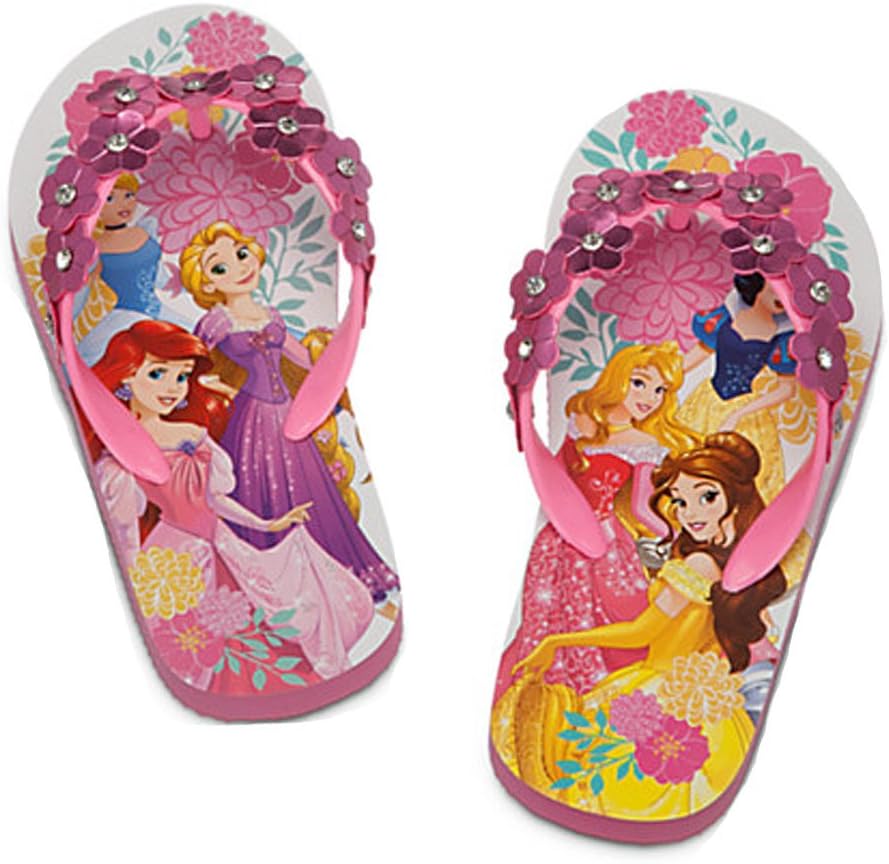 Disney Store - Girls - Six Princess - Flip Flops