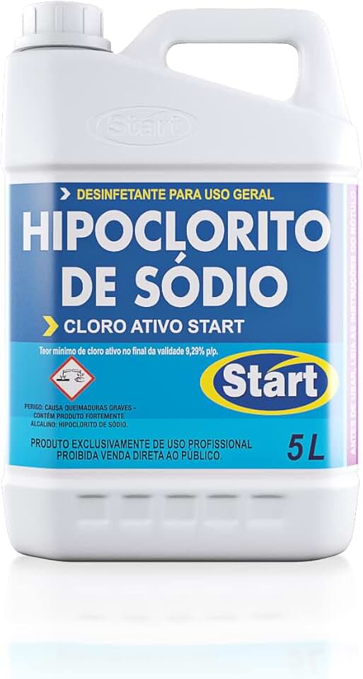 Hipoclorito de Sódio 10% 5 Litros Start - Tira Lodo