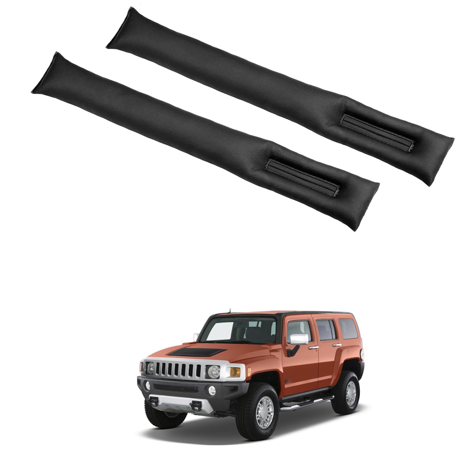 LOVMOTO Car Interior Accessories Universal Car Seat Gap Filler Storage Box for Leather Car Seat Gaps Seat Organiser Car Side Seat Catcher car storage organizer Comfortable With Hum-mer H-2-image-2