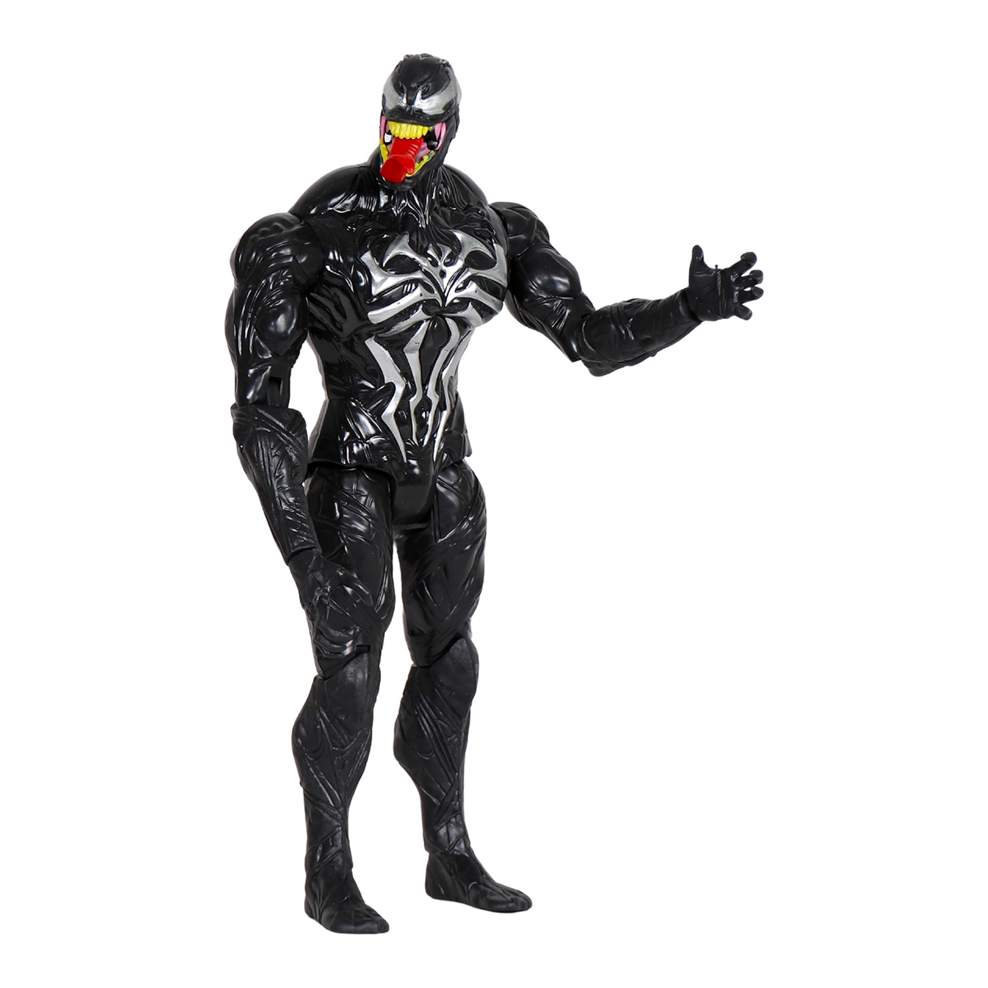 Superhero Action Figure Toys, Kids Superhero Toys 12inch (with Light & Sound) (Venom)