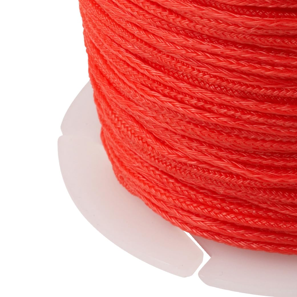 Meister 6305450 - Cuerda para albañilería (3 Unidades, 100 m de Longitud, 1,7 mm de diámetro, Trenzado de Polietileno, Resistente a los Nudos, Resistente al desgarro y Duradero, en Bobina/línea de