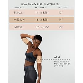 Sports Research Sweet Sweat Arm Trimmers - Premium Sweat-Enhancing Arm Wraps for Women & Men - 3 Adjustable Sizes