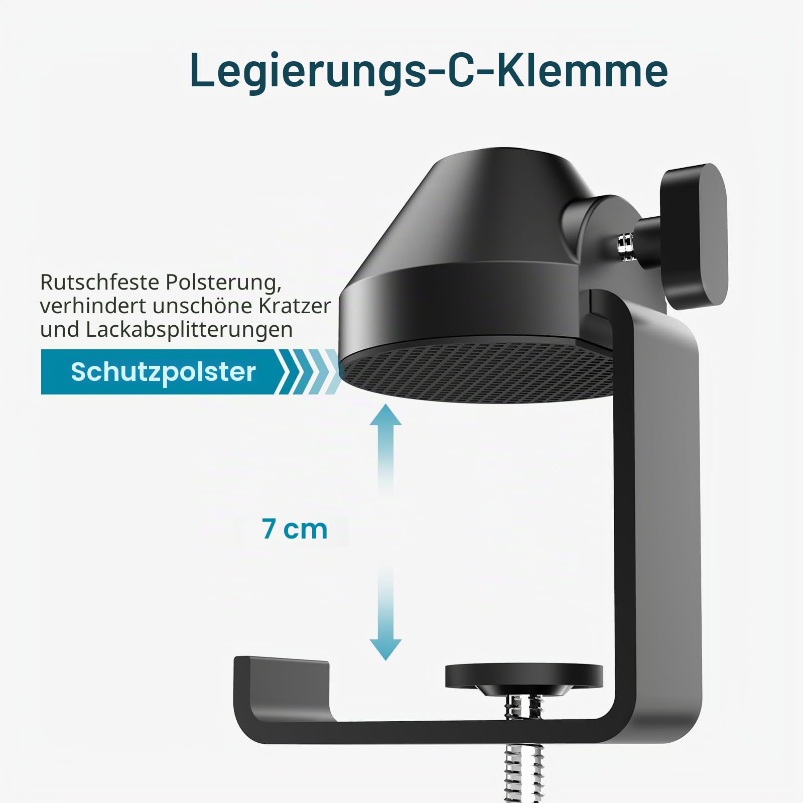 InnoGear Niedrigprofil-Mikrofonarm