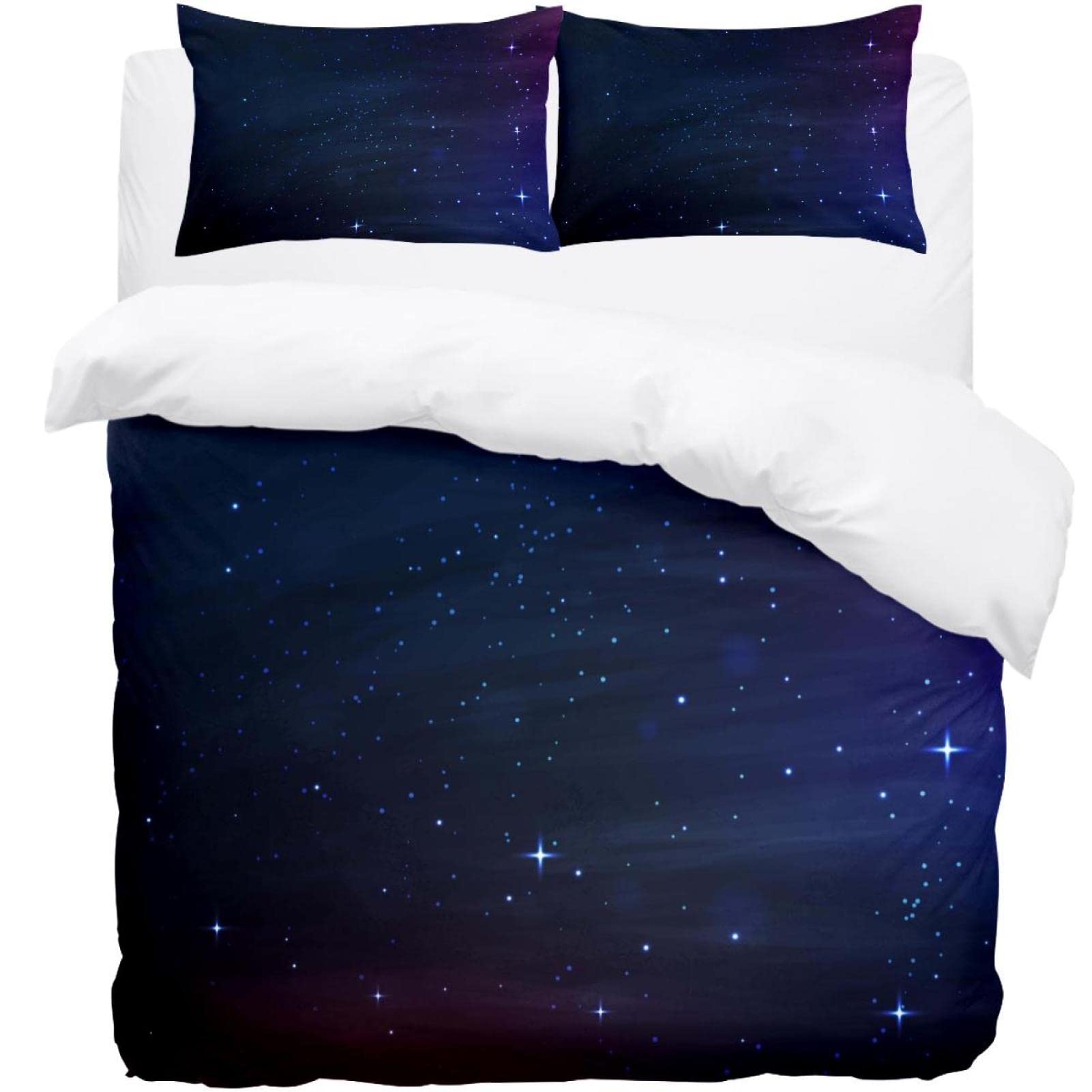 Parure de lit galaxie Supersoft : un sommeil doux et un décor étoilé