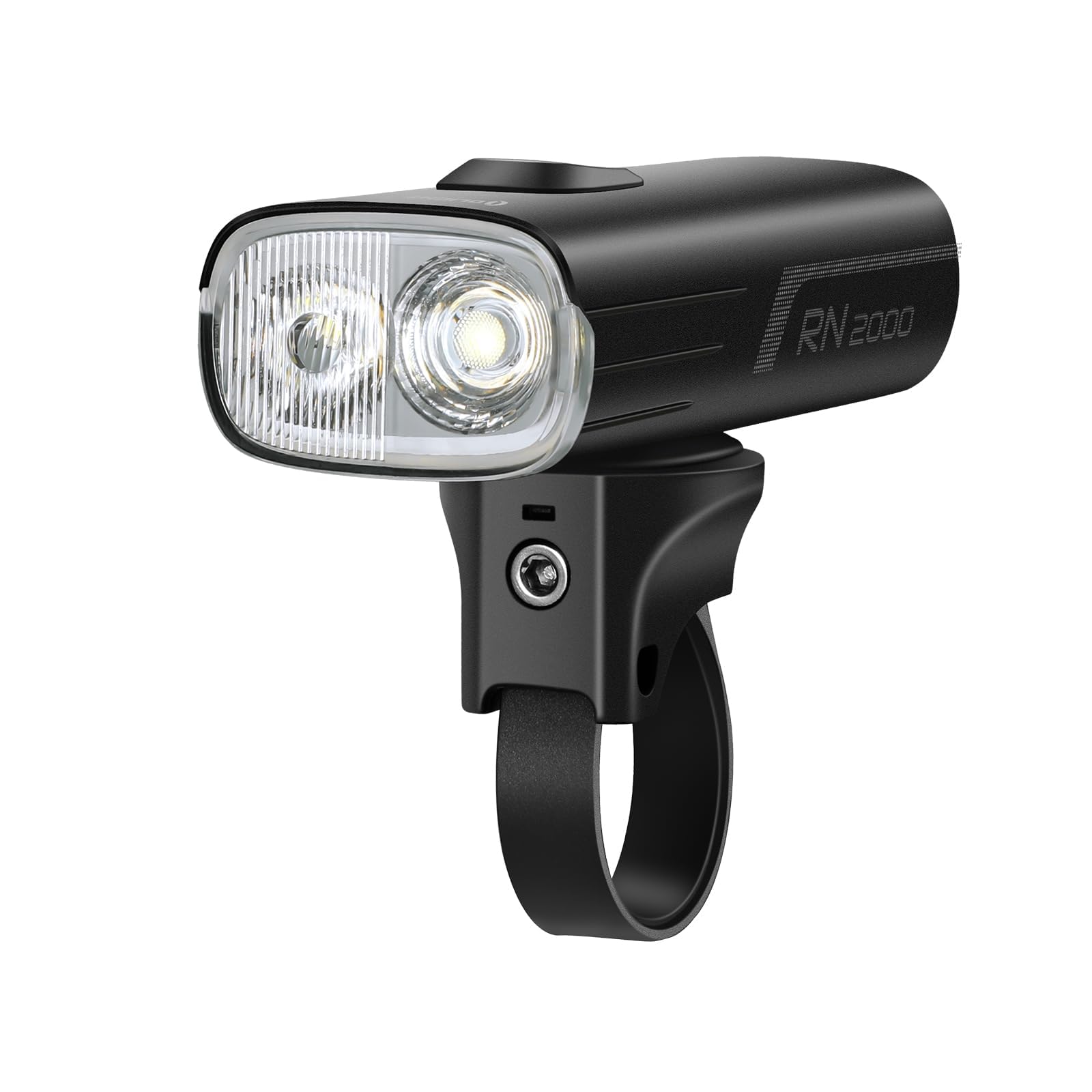 OLIGHT RN 2000 Faro de Bicicleta con Control Remoto Inalámbrico 2000 lúmenes 170 Metros IPX6 Luz del Casco Tipo C Sensor de Choque Carga/Descarga Negro