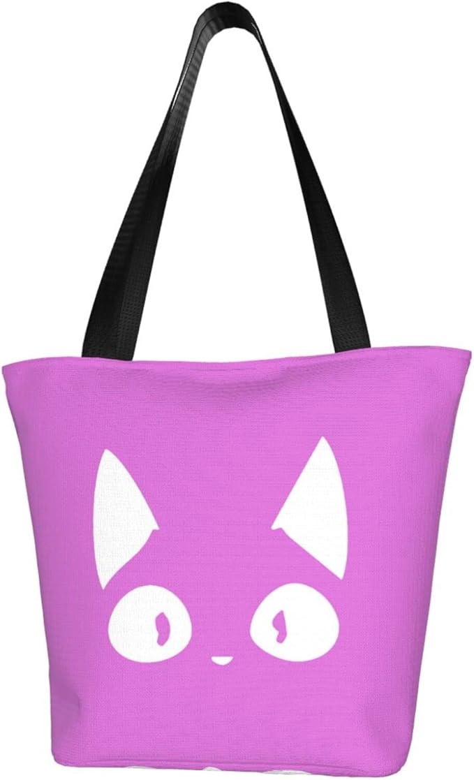 Amazon おもしろ猫顔 Cat ショッピングバッグキャリアバッグ買い物袋通勤レディース多機能手提げ袋女子に人気可愛いくて安いビジネス入学式誕生日プレゼント クリスマス母の日 エコバッグ 買い物バッグ