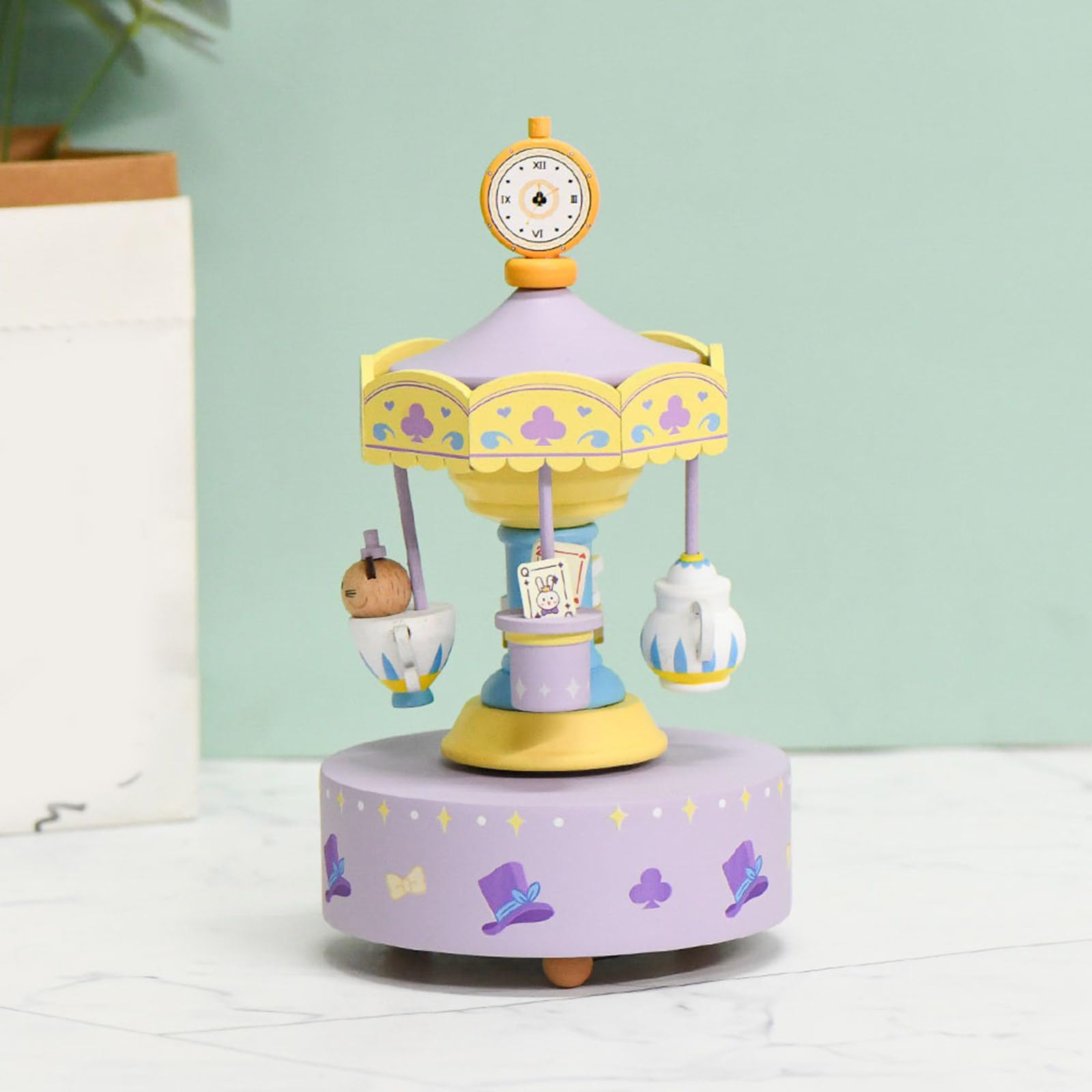 Timelessly - Caja musical de madera con detalles exquisitos para sobrina, hermana, hija, mamá, nieta, artesanía de madera