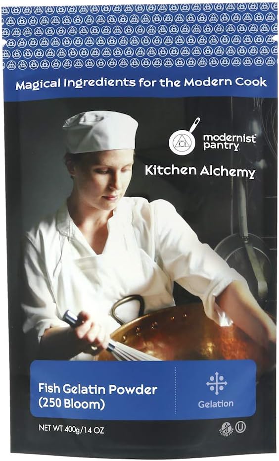 Pure Fish Gelatin Powder (250 Bloom) GlutenFree OU Kosher