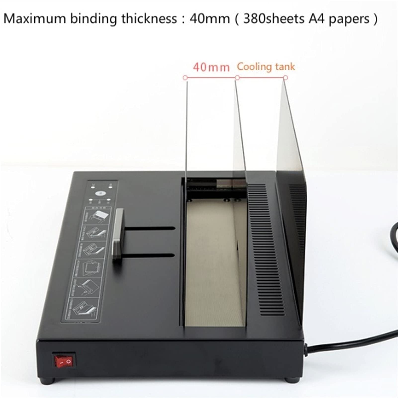 Macchina per rilegatura per impieghi gravosi Macchina per rilegatura elettrica Legante termico Macchina per rilegatura a caldo Macchina per rilegatura a colla completamente automatica Maquina De Enc