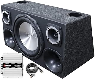 Caixa som trio 12 subwoofer unlike + módulo taramps tl1500