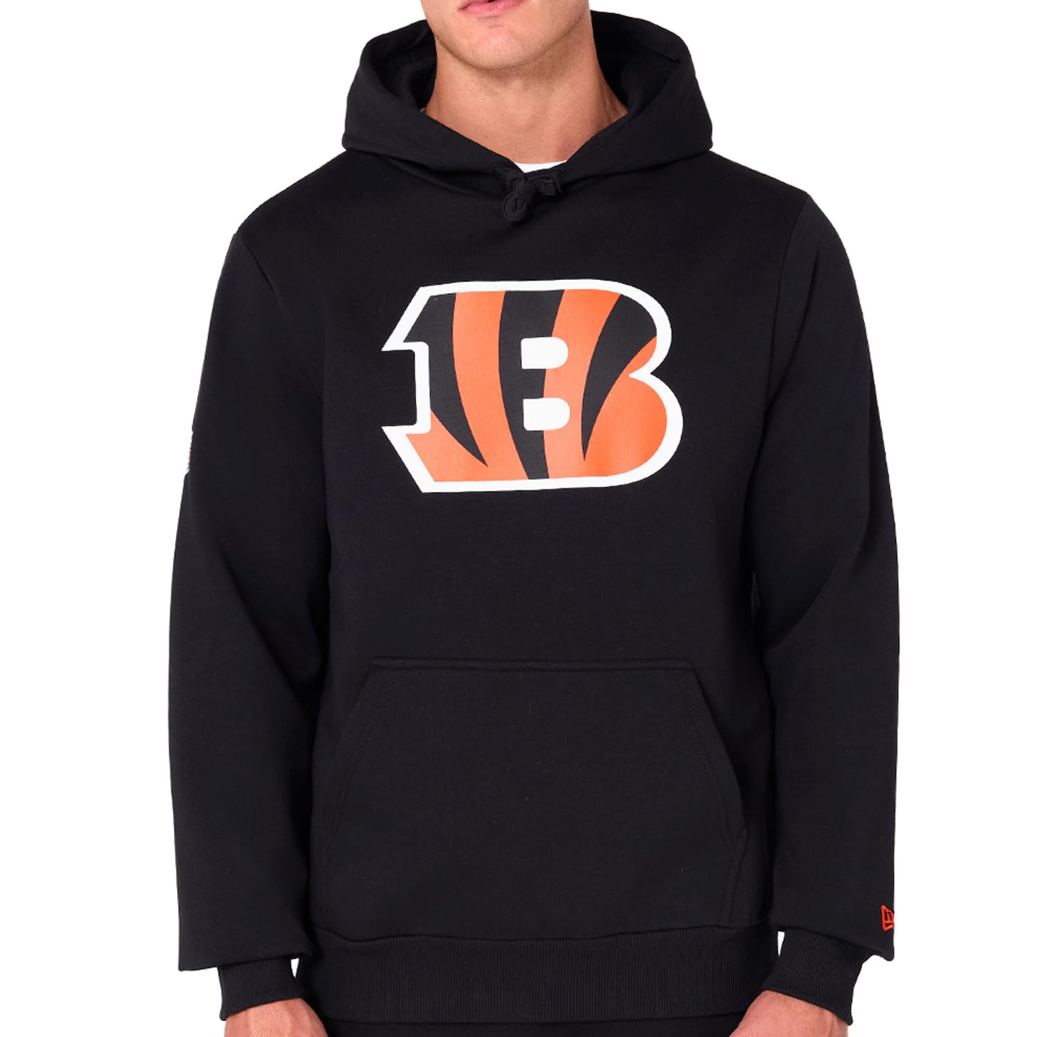 New Era Cincinnati Bengals NFL Team Logo Hoody Black Hooded Jumper
